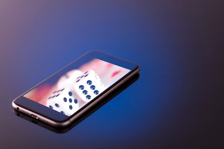 Antarmuka aplikasi mobile slot online menampilkan meja dealer langsung dan opsi sportsbook